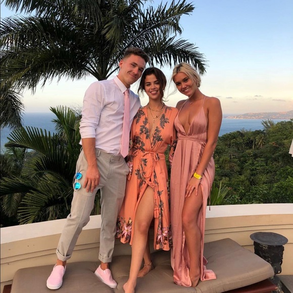 ISO Free People Cocktail Hour Dress in Peach. - Picture 3 of 3